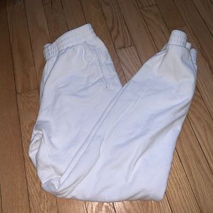 white brandy melville joggers